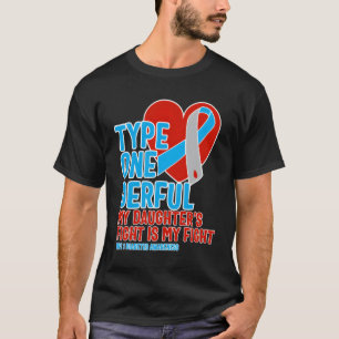Camiseta Diabetes Tipo 1 Minha Filha Luta É Minha Luta