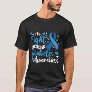 Camiseta Diabetes Tipo 1 Sua Luta É Minha Luta Contra Diabe