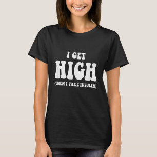 Camiseta Diabetes Tipo 1 Tipo 2 Obter Insulina Elevada