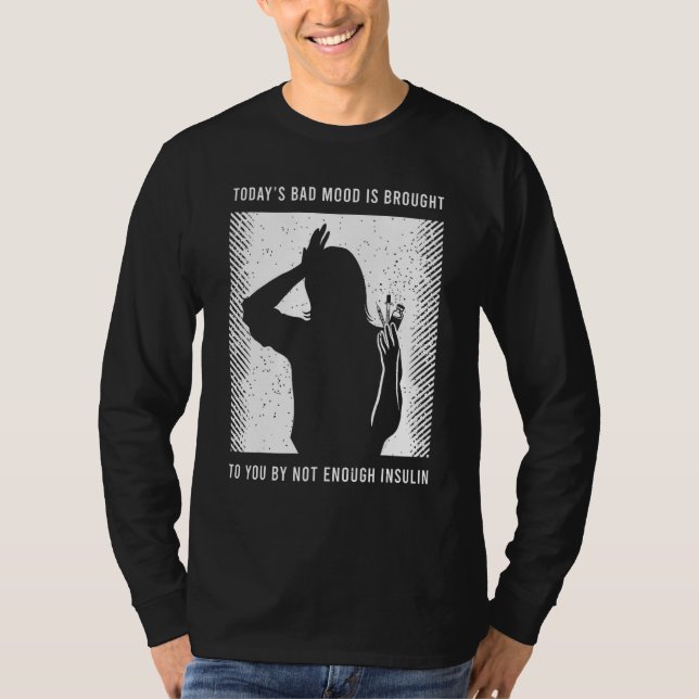 Camiseta Diabetic Awareness Saying (Frente)