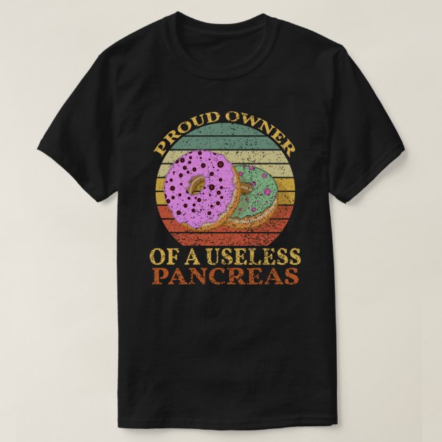 Camiseta Diabético Orgulhento Proprietário De Pancreias Inú (Frente do Design)
