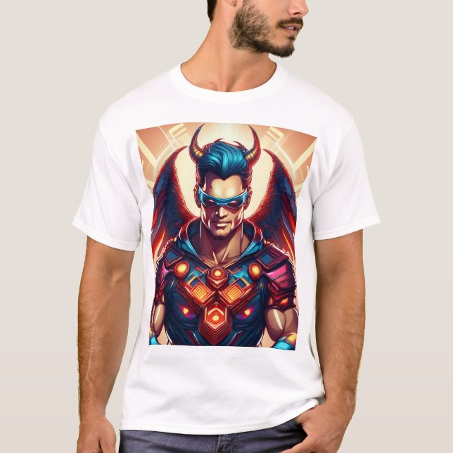 Camiseta "Diabo Angel Estratégista T-Shirt (Frente)