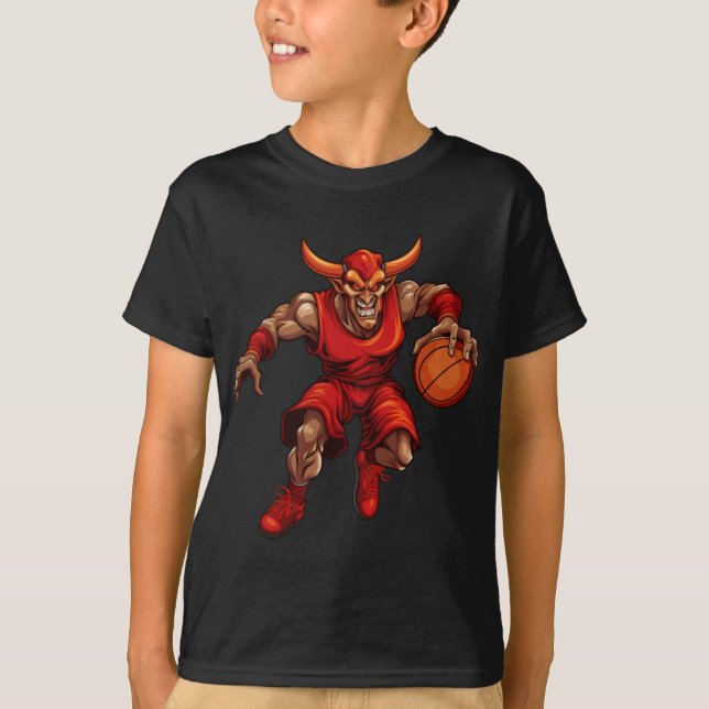 Camiseta Diabo de Basquete (Frente)