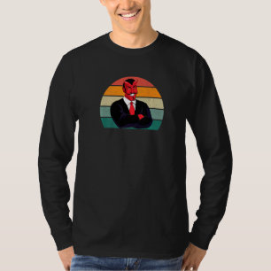 Camiseta Diabo diabólico satanistas fogo diabo malvado horr