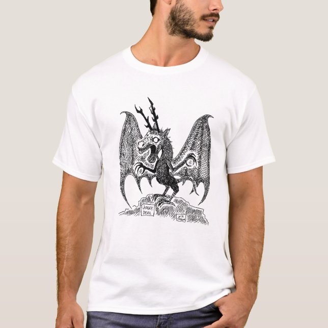 Camiseta Diabo do jérsei (Frente)