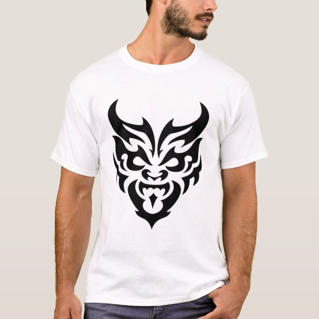 Camiseta diabo tribal (Frente)