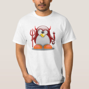 Camiseta Diabo Tux (Linux Tux)