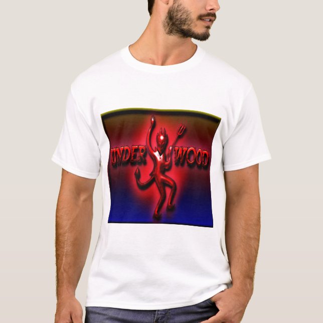 Camiseta Diabo vermelho do presunto do Underwood II (Frente)
