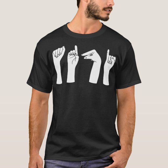 Camiseta Diagnostician Diag Sign Language Hands Premium  (Frente)