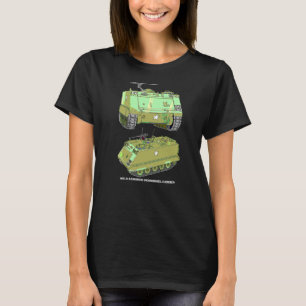 Camiseta Diagrama Apc Da Transportadora De Pessoal Armada M
