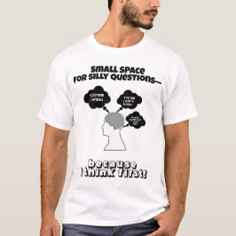 Camiseta Diagrama cerebral "Coisas que conheço e perguntas