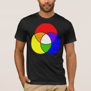 Camiseta diagrama color venn