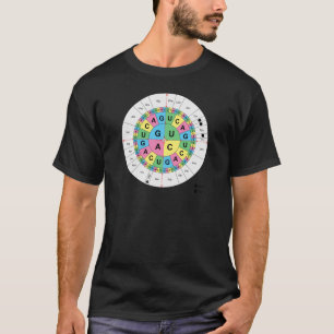 Camiseta Diagrama da mesa da seqüência baixa do ácido