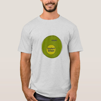 Camiseta Diagrama das Pessoas verdes de sódio