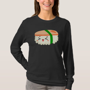 Camiseta Diagrama de Instruções de Comida Spam Musubi Japon