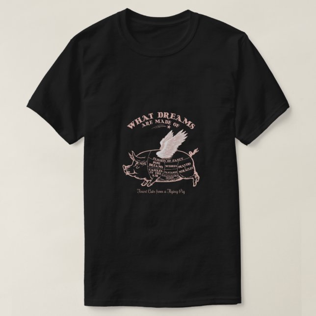 Camiseta Diagrama de Porcos Voadores (Frente do Design)