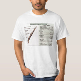 Camiseta Diagrama de Saturn V
