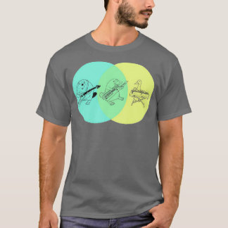 Camiseta Diagrama de Venn de Playpus de Keytar