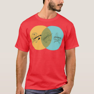 Camiseta Diagrama de Venn do Playpus do Keytar OGB