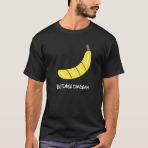 Camiseta Diagrama do Açougueiro I Banana Frutas Saudáveis A