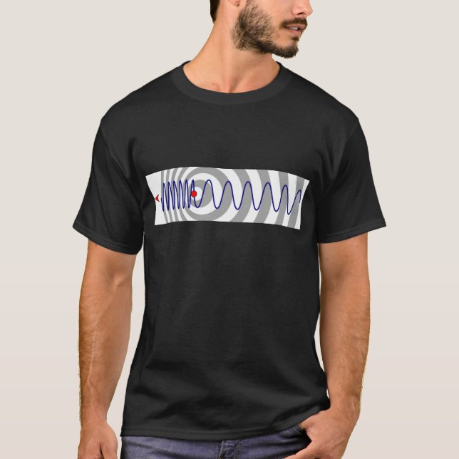 Camiseta Diagrama do efeito de Doppler (Frente)