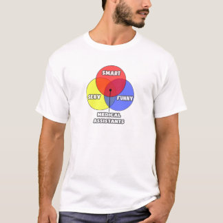 Camiseta Diagrama Venn.. Assistentes Médicos