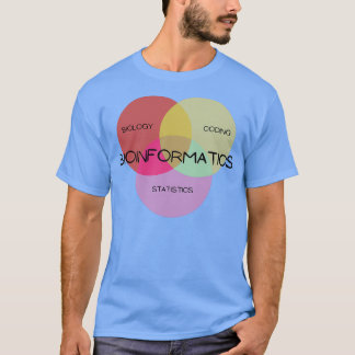 Camiseta Diagrama Venn Bioinformático 