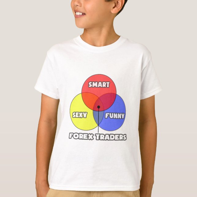 Camiseta Diagrama Venn.. Comerciantes Forex (Frente)