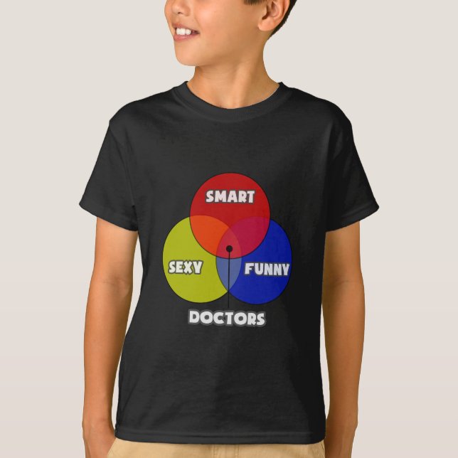Camiseta Diagrama Venn.. Médicos (Frente)