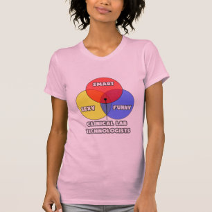 Camiseta Diagrama Venn.. Tecnólogos de Laboratórios Clínico