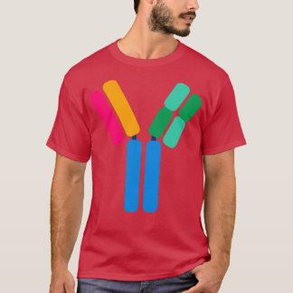Camiseta Diagramas de Biologia Coloridos da Estrutura de An