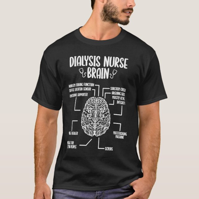 Camiseta Dialysis Nurse Essential Accessoires Nurse Appreci (Frente)