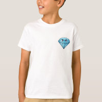 Diamante Azul Brilhante Kawaii Kids