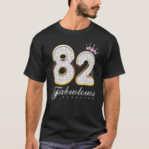 Camiseta Diamante C de 82 e fabuloso 82 anos de 82 anos