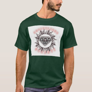 Camiseta Diamante da cidade incivilizado retrô