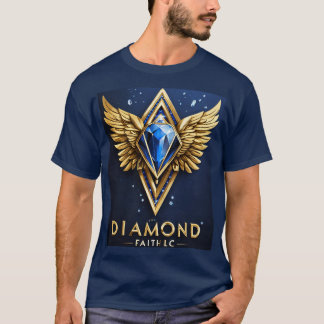 Camiseta diamante Faith LLC Logotipo T-Shirt Design
