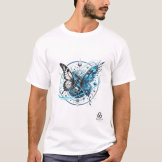 Camiseta diamante galáxia Borboleta 06