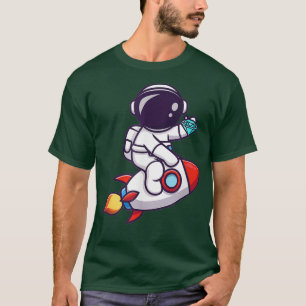 Camiseta Diamante Mãos Para A Bolsa De Valores De Lua HODL