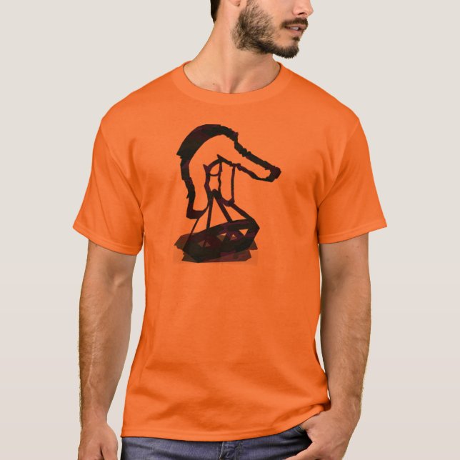 Camiseta Diamante na tintura áspera do laço (Frente)