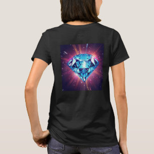Camiseta Diamante Pixelado Brilhante