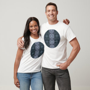 Camiseta Diamantes Azuis
