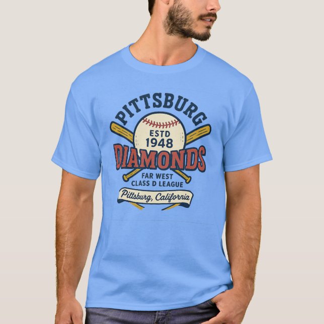 Camiseta Diamantes de Pittsburg - Califórnia (Frente)
