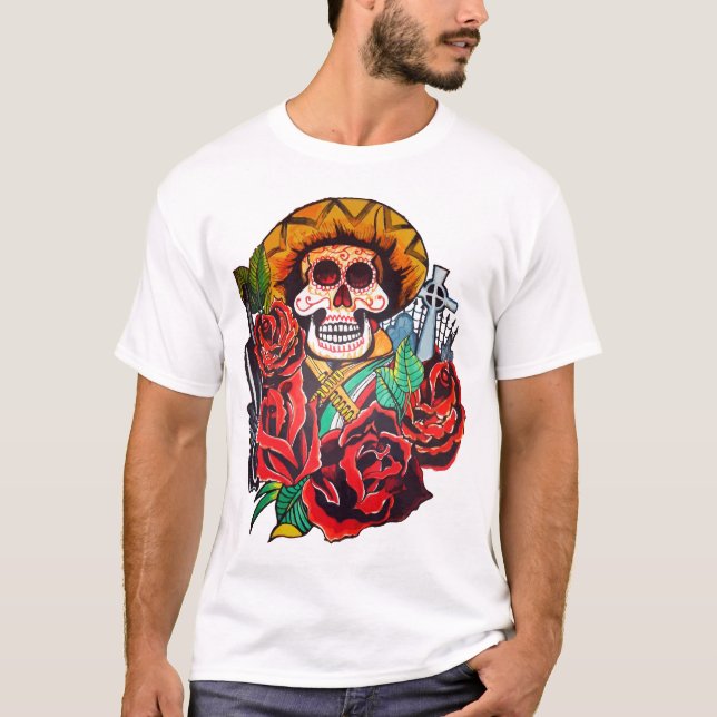 Camiseta diâmetro de los muertos (Frente)