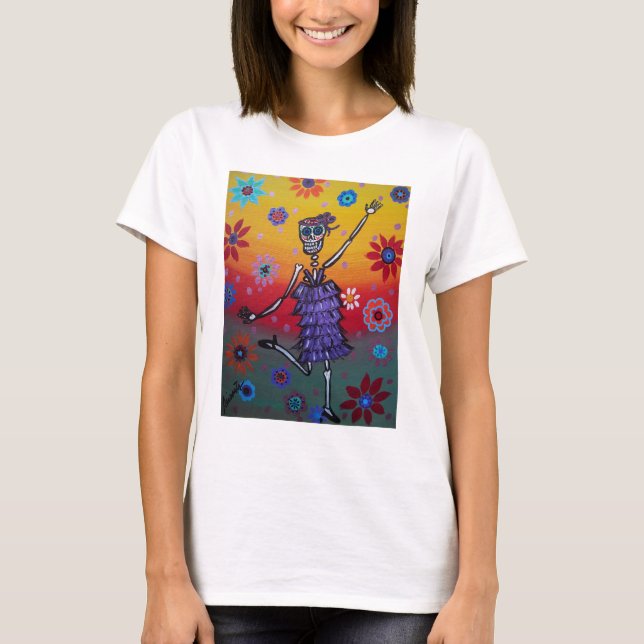 CAMISETA DIÂMETRO DE LOS MUERTOS DANCING QUEEN (Frente)