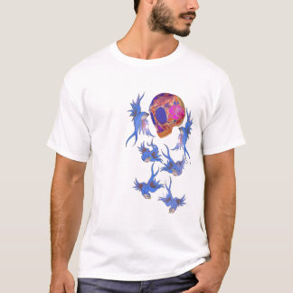 Camiseta Diâmetro de los muertos! passarinhos
