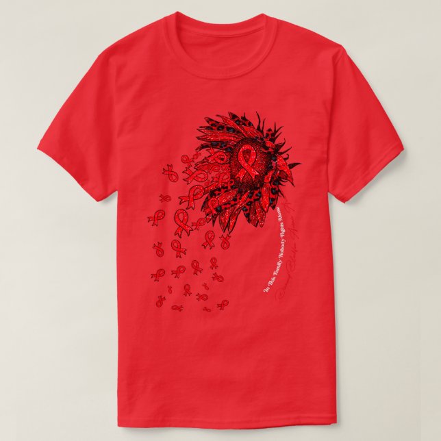 Camiseta Diamond Blackfan Anemia Sensibilizar girassol ning (Frente do Design)