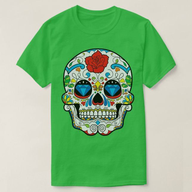 Camiseta Diamond Calavera (Frente do Design)