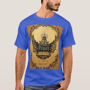 Camiseta "Diamond Fath Design T-Shirt - Única, Gráfico Negr