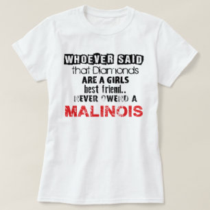 Camiseta Diamond Girl´s” alpargata “best friend Malinois