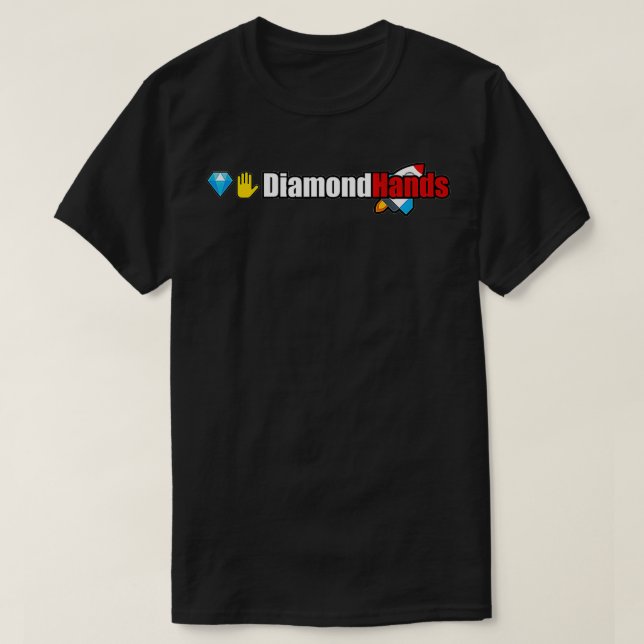 Camiseta Diamond Hands  (Frente do Design)